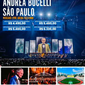 ANDREA BOCELLI ‣ SÃO PAULO EM 22/11/2025
